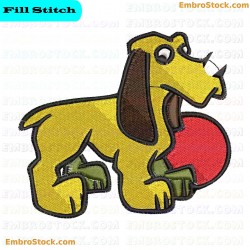 Dog Dogs Embroidery Design 10