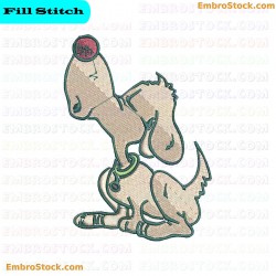 Dog Embroidery Design 103