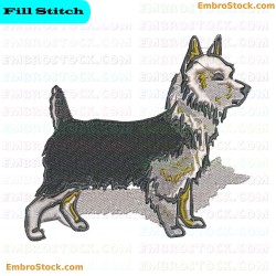 Dog Embroidery Design 18