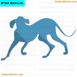 Dog Embroidery Design 20