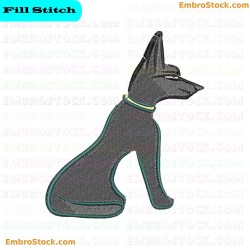 Dog Embroidery Design 25