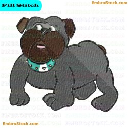 Dog Embroidery Design 62