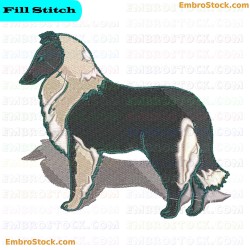 Dog Embroidery Design 81