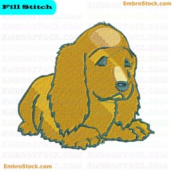 Dog Embroidery Design 86