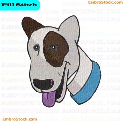 Dog Head Embroidery Design 69