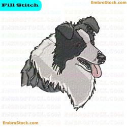 Dog Realistic Dogs Embroidery Design 1