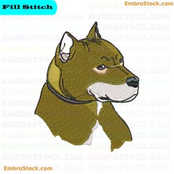 Dog Realistic Dogs Embroidery Design 3