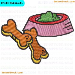 Dog Themed Embroidery Design 7