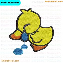 Duck Embroidery Design 9