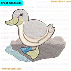 Duck Farm Critters Embroidery Design 10