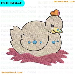 Duck Farm Critters Embroidery Design 2