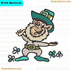 Dwarf Character Embroidery Design 3