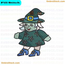 Dwarf Character Embroidery Design 4