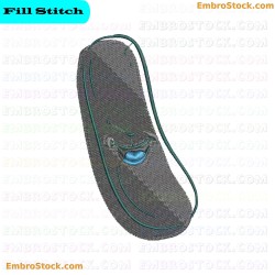 Eggplant Embroidery Design 6