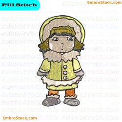 Eskimo Representation Embroidery Design 5