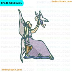 Fairy Embroidery Design 2