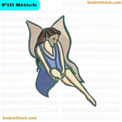 Fairy Embroidery Design 6