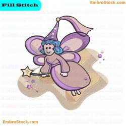 Fairy Fairies Embroidery Design 1