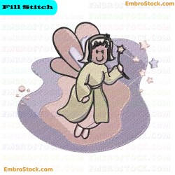 Fairy Fairies Embroidery Design 3