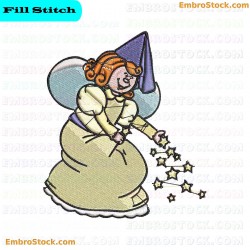 Fairy Fairies Magic Wand Embroidery Design 6