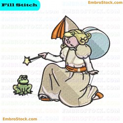 Fairy Fairies Mythical Embroidery Design 5