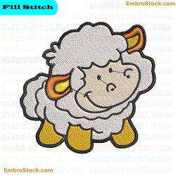 Farm Animal Embroidery Design 9