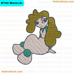 Female Figure Embroidery Design 5