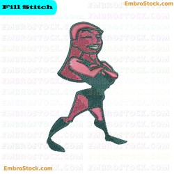 Female Wrestler Embroidery Design 12