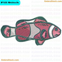 Fish Embroidery Design 11