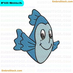 Fish Embroidery Design 26