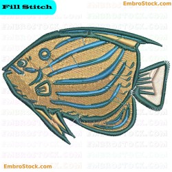 Fish Embroidery Design 2