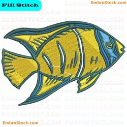 Fish Embroidery Design 3