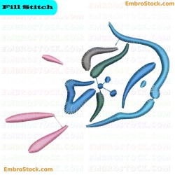 Fish Embroidery Design 5