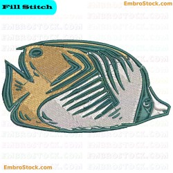 Fish Embroidery Design 8