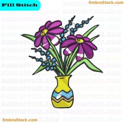 Floral Embroidery Design 25