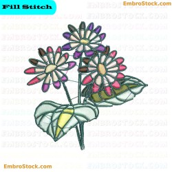 Floral Embroidery Design 7