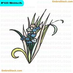 Flower Bouquet Embroidery Design 29