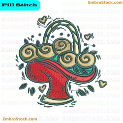 Flower Bouquet Embroidery Design 3