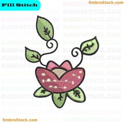 Flower Embroidery Design 12