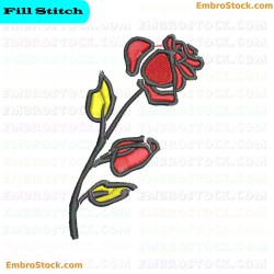 Flower Embroidery Design 18