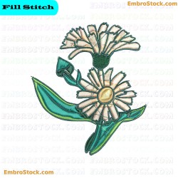 Flower Embroidery Design 2