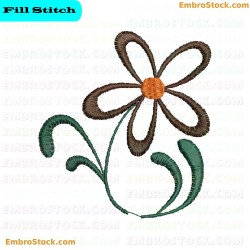 Flower Embroidery Design 47