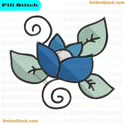 Flower Embroidery Design 6