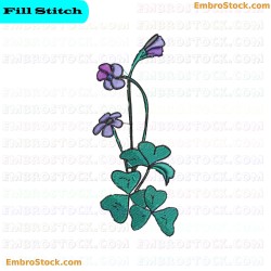 Flowering Plant Embroidery Design 28