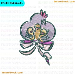 For Hatching Chicks Embroidery Design 1