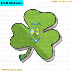 Four Leaf Clover Embroidery Design 19