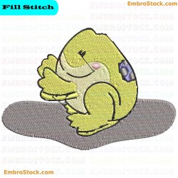 Frog Plush Frogs Embroidery Design 10