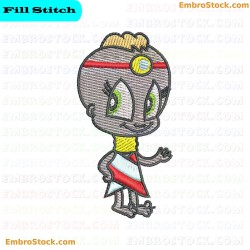 Fun World Kids Character Embroidery Design 5