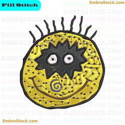 Funny Mask Embroidery Design 2