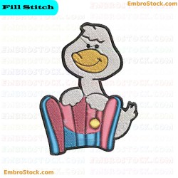 Goose Embroidery Design 10